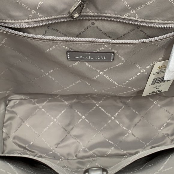 Michael Kors Signature Jet Set Girls Medium Carryall Tote Bright White Multi - Picture 13 of 16